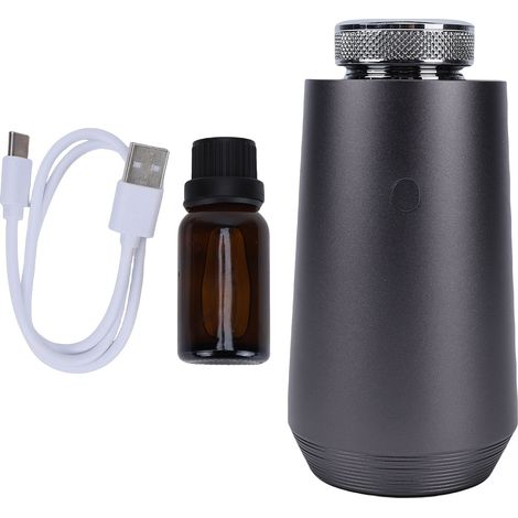 Diffuseur huile essentielle sans eau application contrôle – Aluminium 15ml aromathérapie minuterie lumière ambiance voiture maison, parfum (1/5)