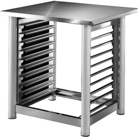 Support avec porte-plaques pour four convection électrique 4/6x GN 1/1 - 40x60 cm - VIRTUS