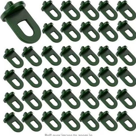 Lot d 50 Suspensions pour Serre, Clips à Effet de Serre, Crochet à Effet de Serre, Clips de Serre, Accessoire de Serre, pour Serre