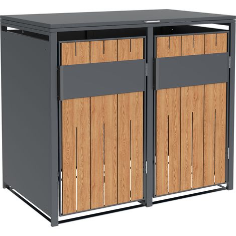 Westmann Varius 2 Boîte à ordures en métal 2 2x240 L Aspect (1/5)