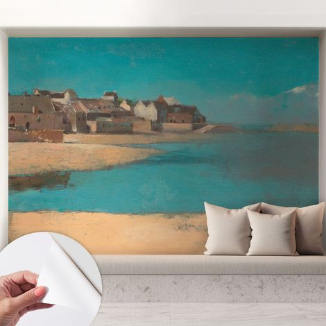 Fotomurale adesivo - Carta da parati adesiva - per la cucina camera da letto per la soggiorno - Tranquillo villaggio 208x146 cm (1/5)