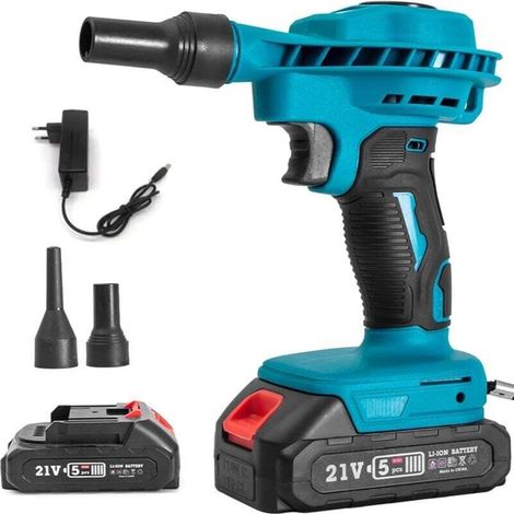 50W 20V Battery-Powered Leaf Blower - Cordless Leaf Blower with Battery and Charger / 31,000 RPM - for Gardens