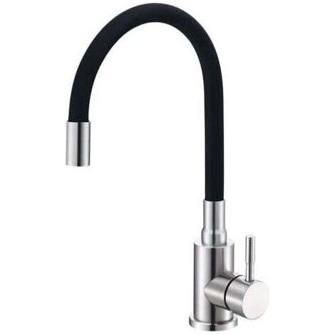 Mitigeur Évier - Bec Flexible - Rotation 360° - Pour Cuisine - 1 Pièce (1/4)