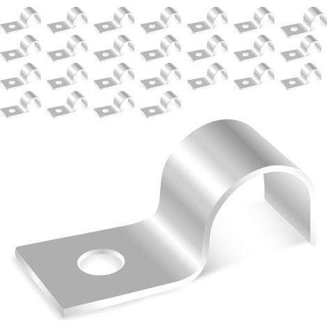 Befestigung für starre Zäune – 8-mm-Kabelclips – 30 Stück (1/5)