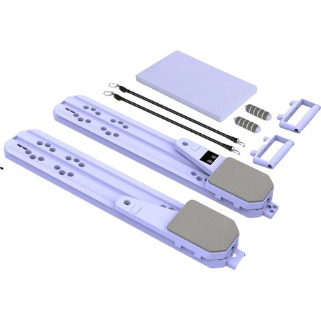 Planche de Pilates, design fonctionnel 8-en-1, largeur réglable, VIOLET (1/2)