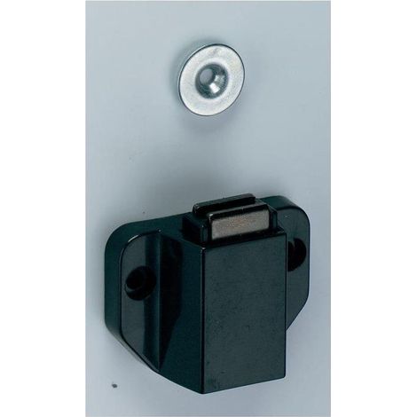 Hettich MB-Druckmagnetschnäpper D 7/GP 9, 20873 Haftkr. 0,7-1,1kg schwarz