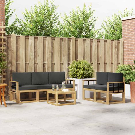 vidaXL Outdoor-Sofagarnitur 6 pcs (1/5)