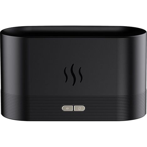 Ahlsen Difusor de aceites esenciales Humidificador ultrasónico LED Aroma portátil Efecto especial Atmósfera nocturna Luz Simulación Llama para aromaterapia Fragancia para el hogar Dormitorio (1/5)