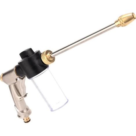 Pistolet à Eau Haute Pression, Pistolet d'arrosage avec Réservoir, pour l'arrosage du Jardin, Lavage de Voiture, le Nettoyage des Sols, Débit d'eau Fl (1/4)