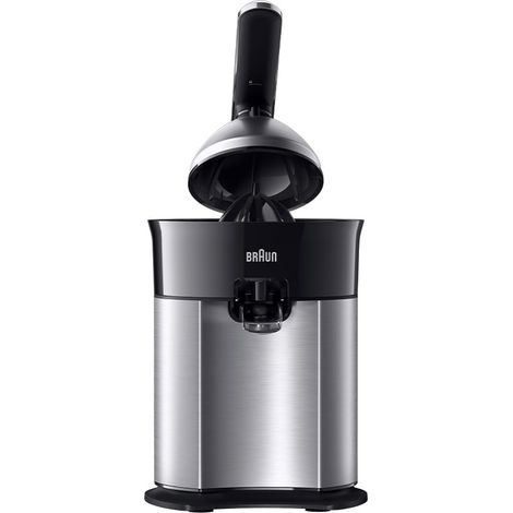 Presse-agrumes Électrique avec Levier, 160 W, Système Anti-goutte, Bec Verseur pour Grands Verres, Pièces Compatibles Lave-vaisselle, Noir (1/5)