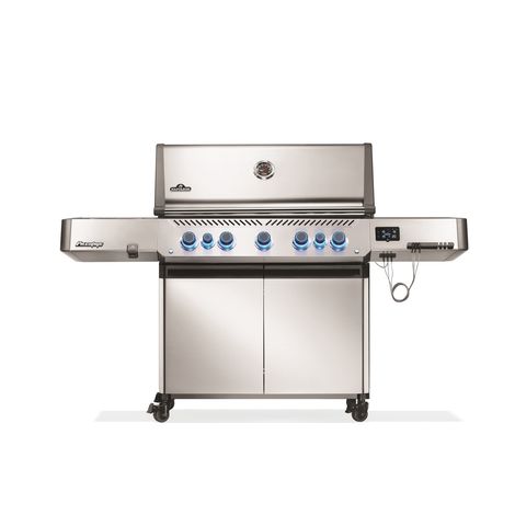barbecue a gas napoleon "prestige 665 connected" grigio 7 bruciatori (1/5)