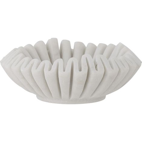 Bol Harmonia en marbre blanc, 17,5 x 6 cm, accessoire de décoration et de service élégant (1/4)