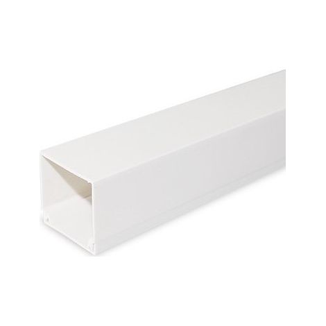 Dachrinne 25x40mm WEIßE SCHRAUBEN-IN-DECKEN 2m