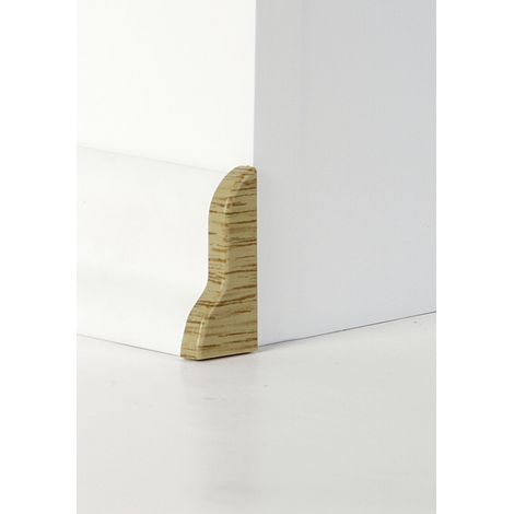 Classen Endkappen für FUXX-Laminatleiste foliert 20 x 40 mm eiche Holzpore Clips & Ecken