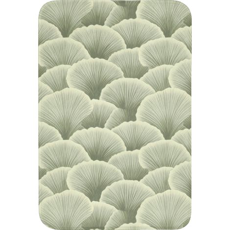 TAPPETINO DA BAGNO Ventaglio - Foglia - Verde 60x90 cm