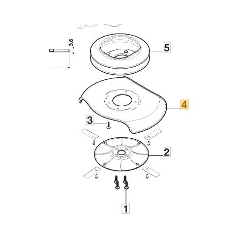 Faltenbalgschutz ORIGINAL STIGA Roboter-Rasenmäher a1500 322110087/0