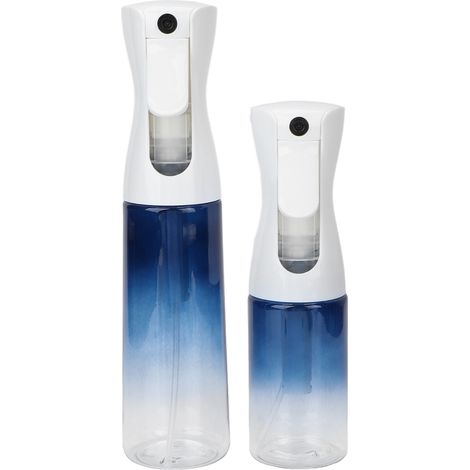 2 flacons vaporisateurs vides 300ml 200ml rechargeables brumisateur continu pour coiffure, soins de la peau, plantes (1/5)