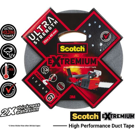 Ruban adhésif haute performance Scotch® Extremium™ ULTRA, 10 m x 48 mm, 1 rouleau/paquet