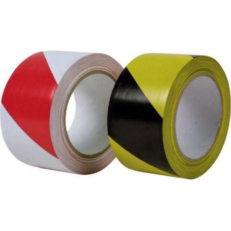 NASTRO SEGNALETICO ADESIVO GIALLO/NERO MM 50 X 66 MT (1/6)