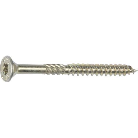 Schmid Schrauben Holzbauschrauben 6.0 x 70 mm TX 30 Senkkopf - 100 Stück Spanplattenschrauben & Holzbauschrauben