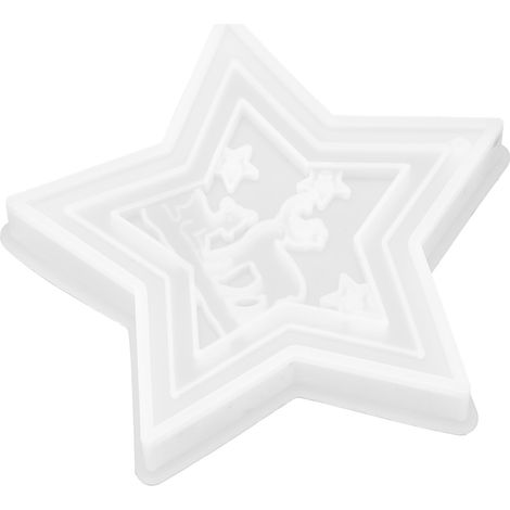 Silicone Mold Resin Durable Soft Tear Resistance Resin Ornament Molds for DIY HandicraftsStar Listing (1/5)