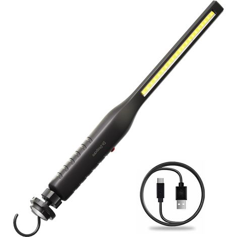 Lampe de Travail LED Rechargeable 4000mAh sans Fil magnétique COB Lampe de Travail pour réparation de Voiture, Maison, Garage (1/5)
