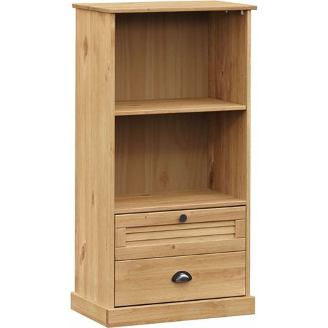 vidaXL Libreria VIGO 60x35x114,5 cm in Legno Massello di Pino (1/5)