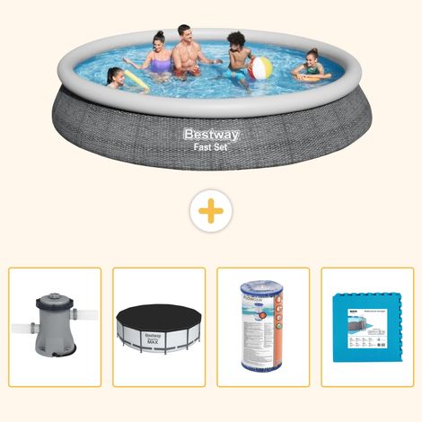 Bestway Bestway Fast Set Ronde - 457x84 cm - 5-pièces S254 (1/5)