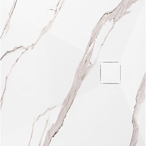 PLATO de DUCHA REA MAGNUM CARRARA WHITE 90x90 (1/5)