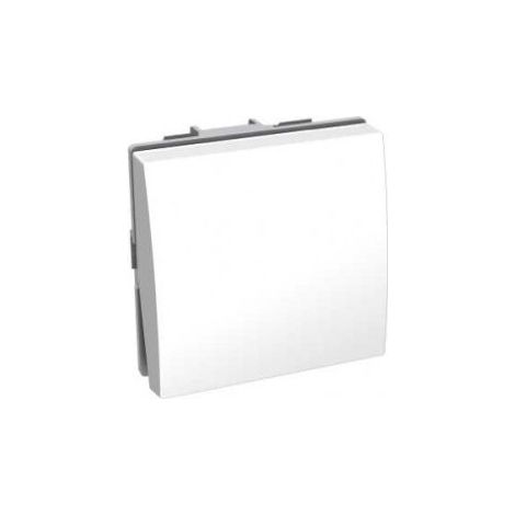 Poussoir 10A 1NO (1F) 250V blanc antibactérien format 45x45mm ALTIRA Schneider ALB47060