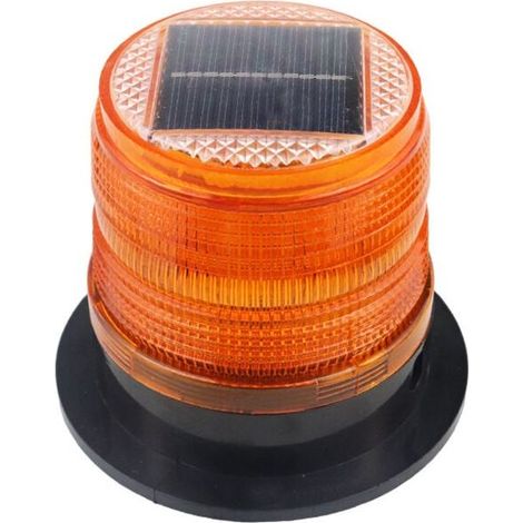 Voyant d'avertissement LED gyrophare aimant voyant clignotant pour voiture voiture camion sans fil super lumineux (voyant solaire) (1/3)