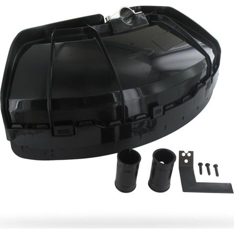 UNIVERSEL - Carter Protection pour Débroussailleuse à Fil Nylon - Universel - Avec Lame Coupe-fil, Noire (1/5)
