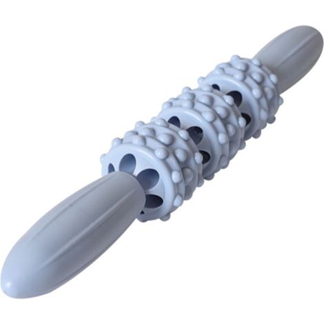 Bâton de Massage Musculaire à Points Flottants - Rouleau de Détente pour Courbatures et Récupération Sportive - Bleu (1/5)