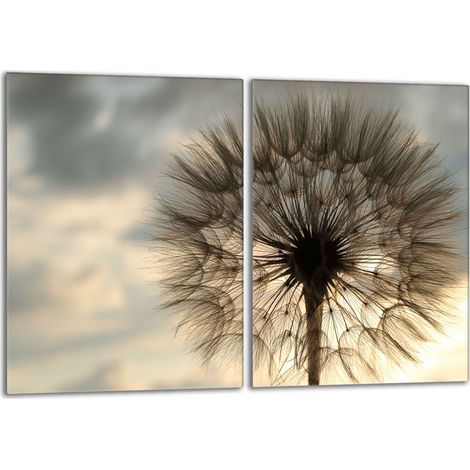 Glasschutzplatte für den Herd 2x40x52 Flower (1/5)
