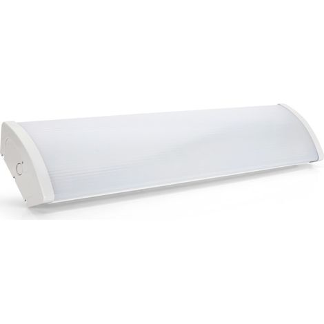 Réglette LED 65cm 18W 6500K Diffuseur Opalin - Luminaire plafond LED Garage, Atelier, Éclairage intérieur Blanc froid G13 ASLO
