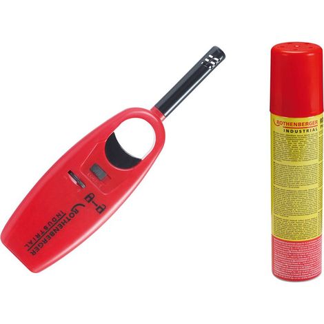 ROTHENBERGER Industrial Encendedor de gas Mini incluye 1x Gas Rofill 100 ml - 1500005160