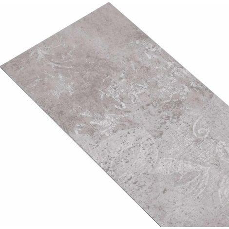 vidaXL Self-adhesive PVC Flooring Planks Earth Grey 30.5 x 61 cm (1/3)