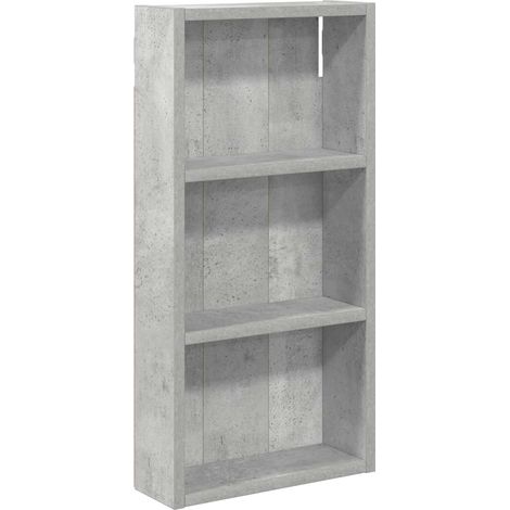 Armoire De Toilette - Armoire murale de salle de bain Gris Béton 30 x 10 x 60,5 cm fr654 - Maison La Vie (1/5)