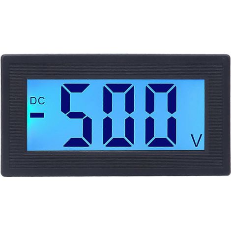 YB5135DB Digitales DC-Voltmeter mit LCD-Anzeige, Spannungsmesser, AC100-240V-Netzteil, DC 0-500V