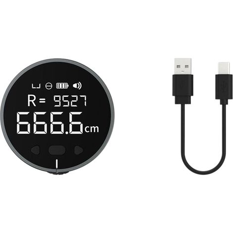 Metro a nastro elettronico con display LCD, righello elettronico digitale 8 in 1, metro a nastro con display LCD, basso consumo energetico per curve piatte