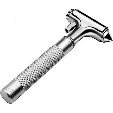 Marteau de sécurité automobile en métal, interrupteur d'urgence pour véhicule, outil d'évacuation d'urgence, accessoires automobiles, marteau de sécurité-AquaForge (1/5)