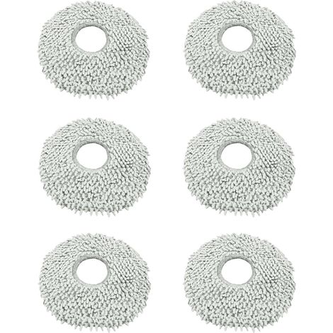 6 panni per mocio per aspirapolvere ECOVACS DEEBOT X2 Omni/ T10 Omni/ X1 Omni Omni