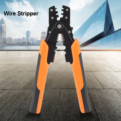 Pince à Décaper et à Sertir Multifonction 185mm - Outil de Qualité Professionnelle pour Électriciens -KZQ (1/5)