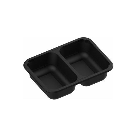 Guillin Polska Maptipack - 80 Lunchboxen, schwarz, zwei Fächer