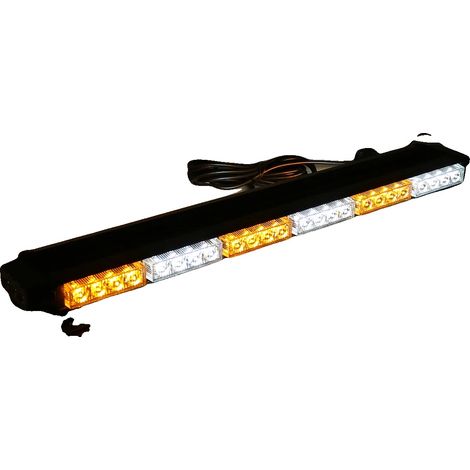 Barra de luz estroboscópica LED, 71 cm (28 pulgadas), 54 LED, 12 V, resistente al agua IP65, 7 modos de destello. (1/5)