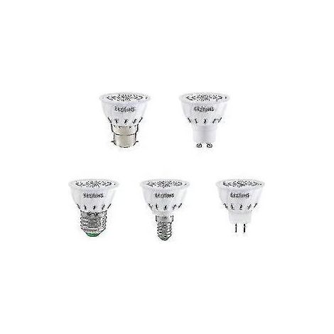 1 ampoule LED de croissance pour plantes d'intérieur - Lampe à spectre complet pour la décoration de jardin (GU10) (1/4)
