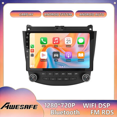 AWESAFE Autoradio Android 13 per Honda Accord (2003-2007) 4GB+64GB 9'' Schermo con CarPlay GPS WiFi Bluetooth Android Auto (1/5)