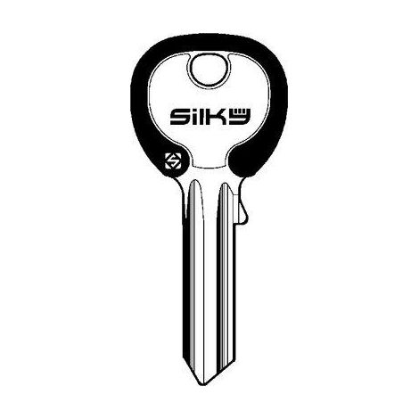 CHIAVE PIATTA UNIVERSALE UL050DZ1 SILKY NEWC SILCA - OTTONE NICHELATO- 100 pezzi