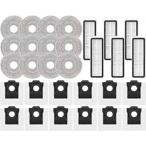 Pour Cecotec Conga X100/X100 X - Treme pièces de rechange filtre HEPA chiffon de lavage sac à poussière (1/5)