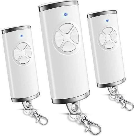 CYRILL –868.3 BS MHz Telecomando per cancello Hörmann, telecomando sostitutivo a 4 canali Beep per cancello del garage compatibile con Hörmann HSE2-868-BS, HSE-4-868-BS, HS1-868-BS, HS4-868-BS, 3 pezz (1/5)